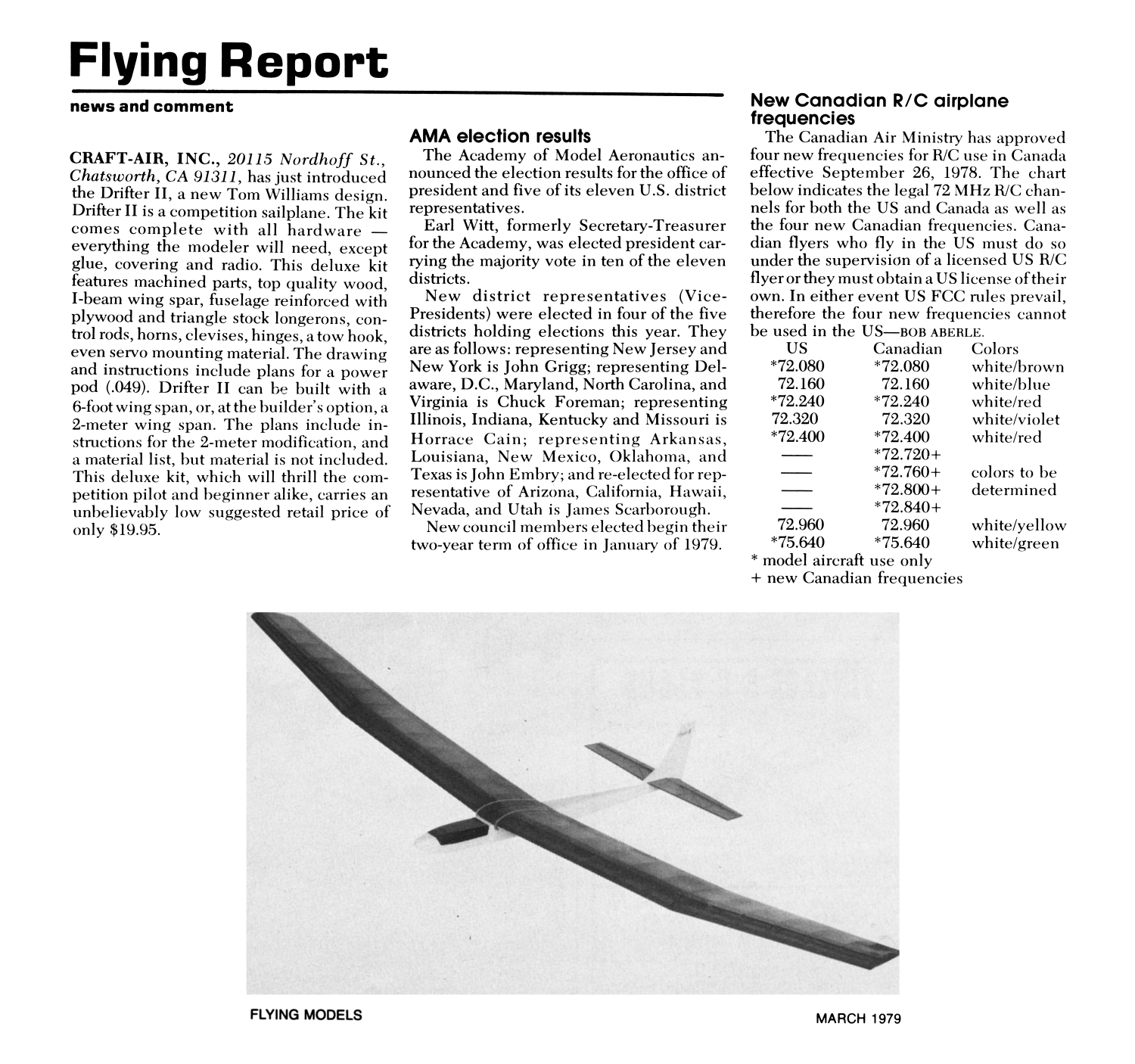 Flying Report